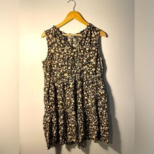 Old Navy black and white floral dress.